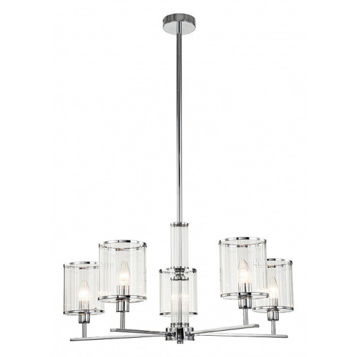 Люстра на штанге Indigo Dante 13022/5R Chrome