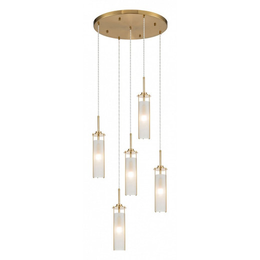 Подвесной светильник Indigo Torcia 11038/5PL Brass