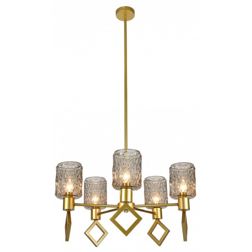 Люстра на штанге Indigo Preda 13025/5R Gold