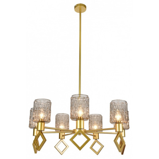 Люстра на штанге Indigo Preda 13025/7R Gold