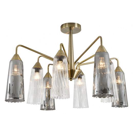 Люстра на штанге Indigo Campana 13028/8R Brass