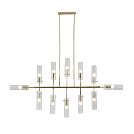 Люстра на штанге Indigo Saetta 11053/12R Gold