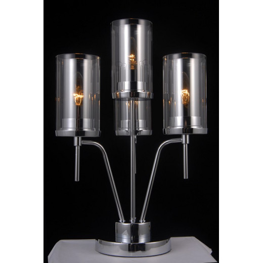 Настольная лампа декоративная Natali Kovaltseva Helsinki II HELSINKI II 79012-3T CHROME