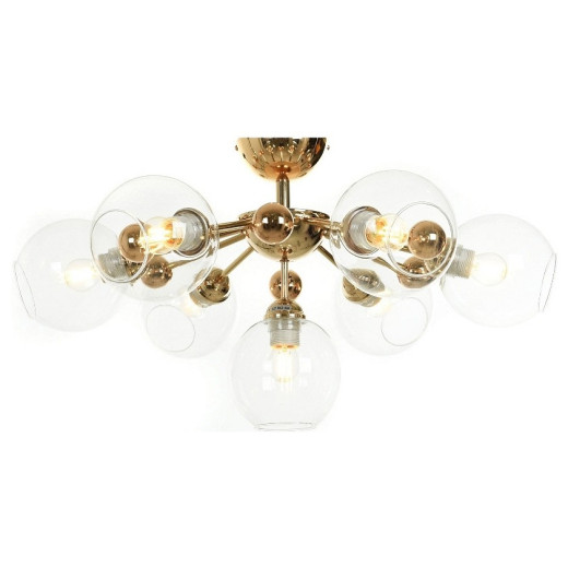 Люстра на штанге LUMINA DECO Devoli LDC 8040-7 F.GD+PR