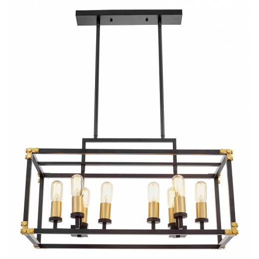 Подвесной светильник LUMINA DECO Waldorf LDP 1140-8 BK+MD