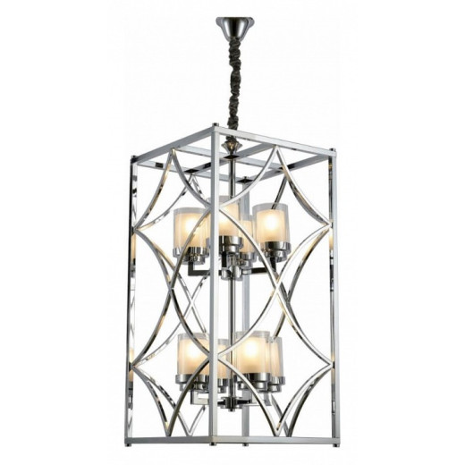 Подвесная люстра LUMINA DECO Quadrato LDP 1223-8 CHR