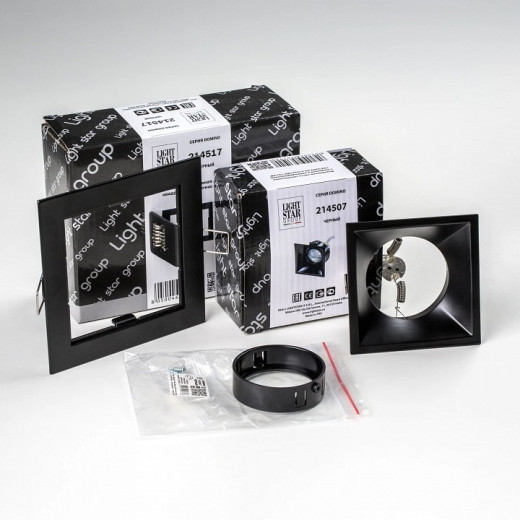 Встраиваемый светильник Lightstar Domino D51707BMOD