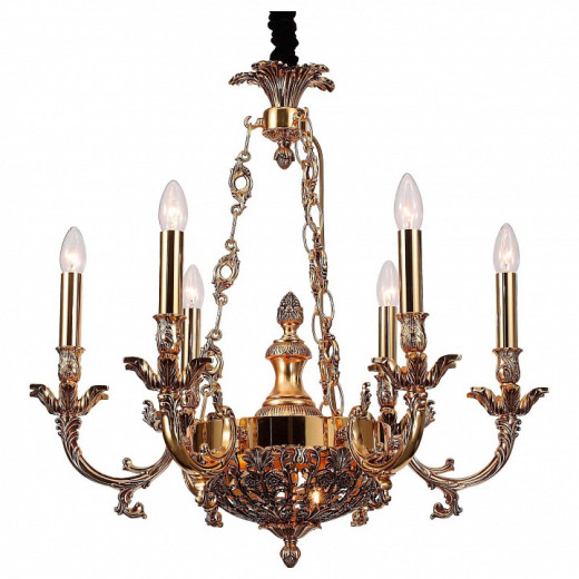 Подвесная люстра Lucia Tucci Firrnze FIRENZE 1781.6.2 antique gold