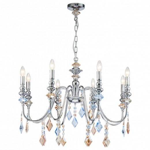 Подвесная люстра Lucia Tucci Maya MAYA 4450.8 chrome