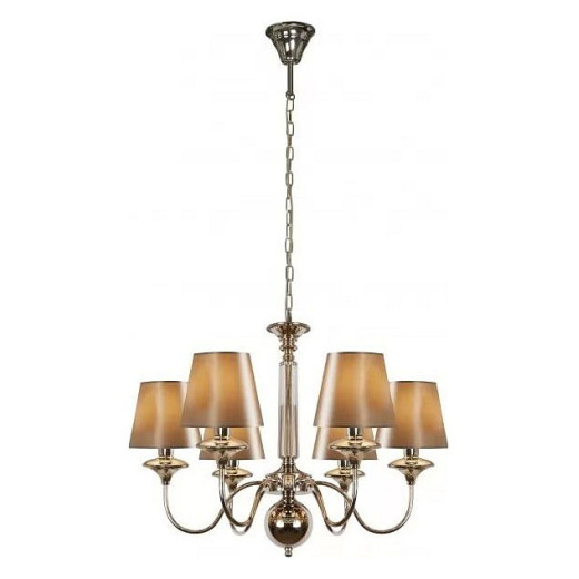 Подвесная люстра iLamp Rolling P2406-6  Nickel