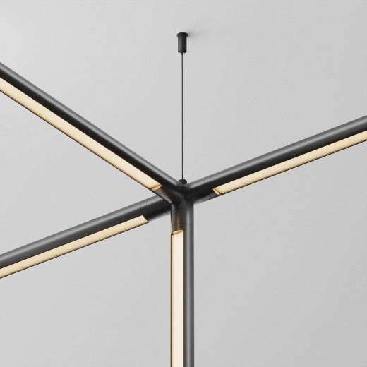 Соединитель угловой L-образный для треков накладных Maytoni  CA019L4C-B