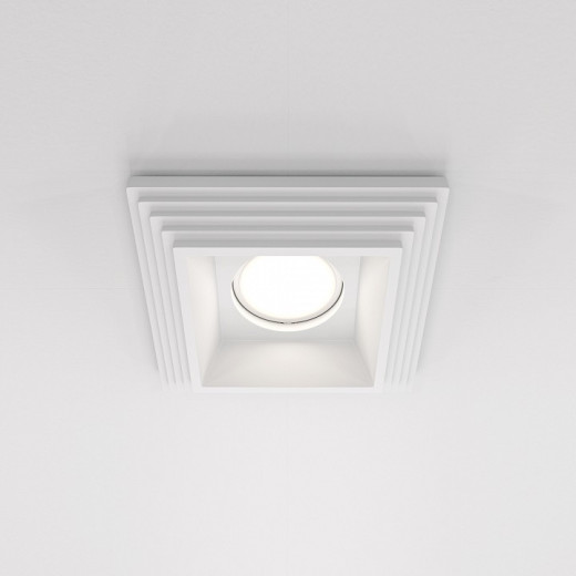 Встраиваемый светильник Maytoni Gyps Modern DL005-1-01-W-1