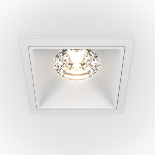 Встраиваемый светильник Maytoni Alfa DL043-01-15W3K-D-SQ-W