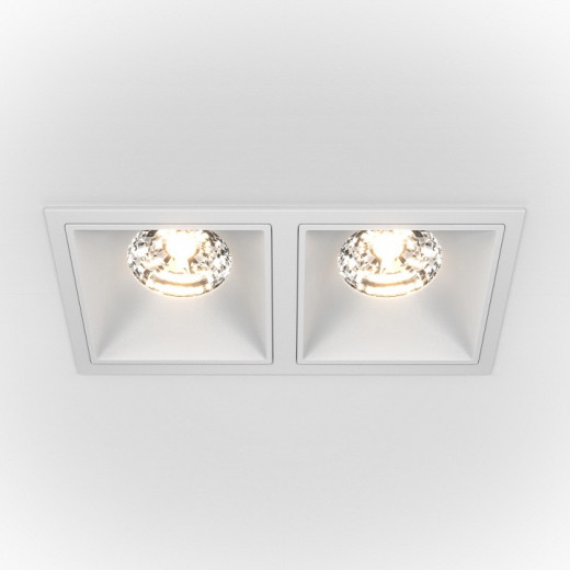 Встраиваемый светильник Maytoni Alfa DL043-02-15W3K-D-SQ-W