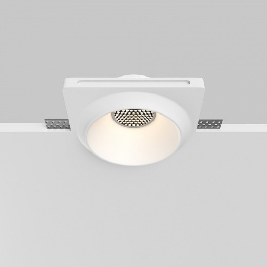 Встраиваемый светильник Maytoni Gyps Modern DL124-GU10-01-TRS-W