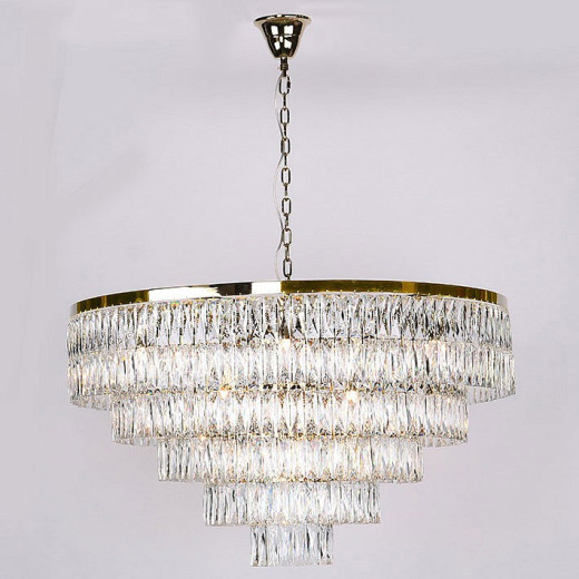 Подвесная люстра Newport 10120 10129+17/C gold