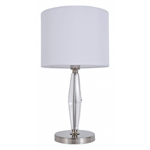 Настольная лампа декоративная Newport 11600 11601/T nickel без абажура