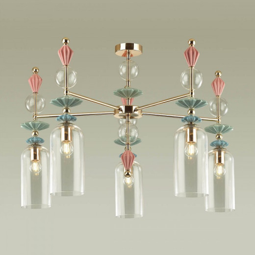 Потолочная люстра Odeon Light Bizet 4855/5C