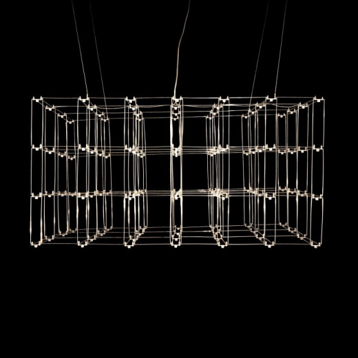 Подвесная люстра O-LUCE Cosmic Glass ячейка 20*20 см 11787611-2