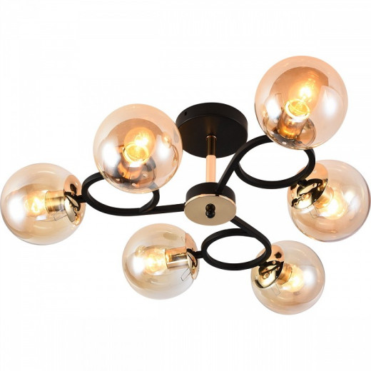 Люстра на штанге 01338-0.3-06 BK+FGD