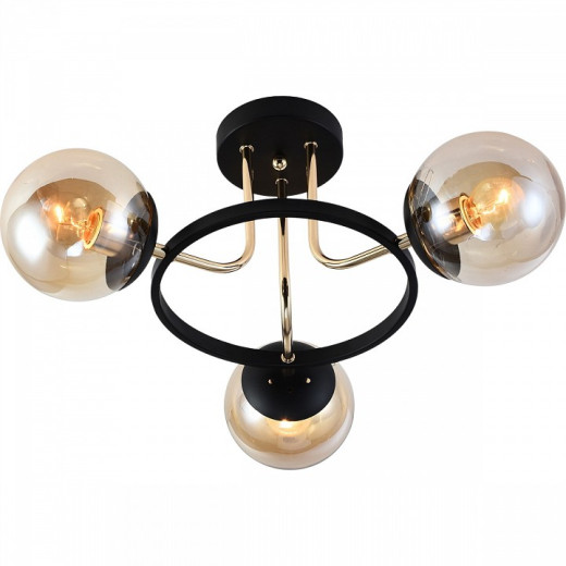 Люстра на штанге 01344-0.3-03 BK+FGD