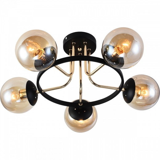 Люстра на штанге 01344-0.3-05 BK+FGD