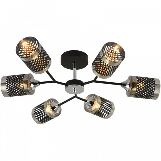 Люстра на штанге 01405-3.3-06B BK+CR