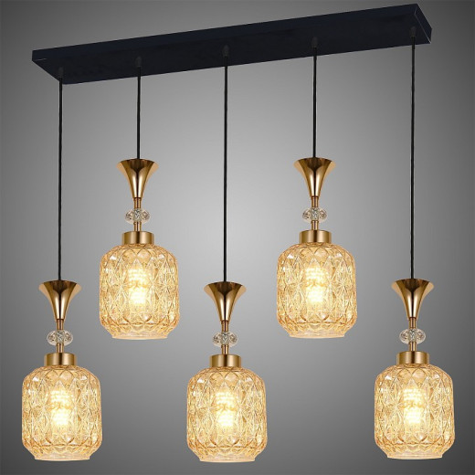 Подвесной светильник 02003-0.9-05L AMBER