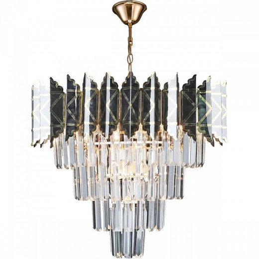 Подвесная люстра 02202-0.4-07 FGD+BK