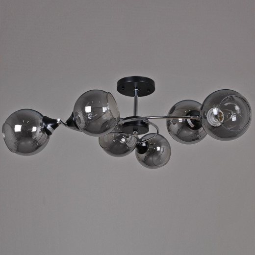 Люстра на штанге 02288-0.3-06 BK+CH