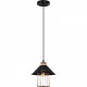Подвесной светильник 02501-0.9-01 BK+GD