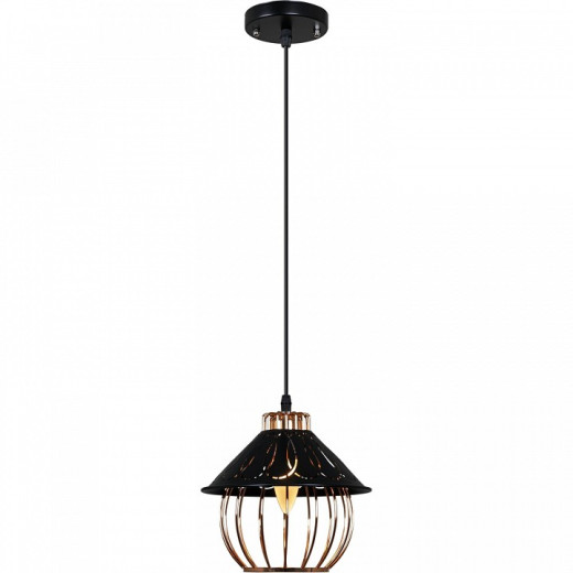 Подвесной светильник 02503-0.9-01 BK+GD