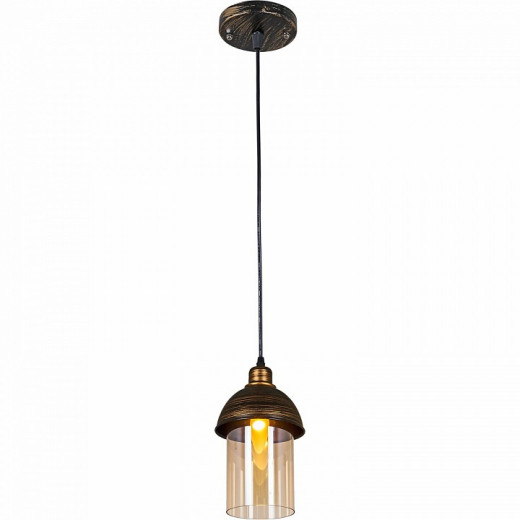 Подвесной светильник 03356-0.4-01 BK+GD