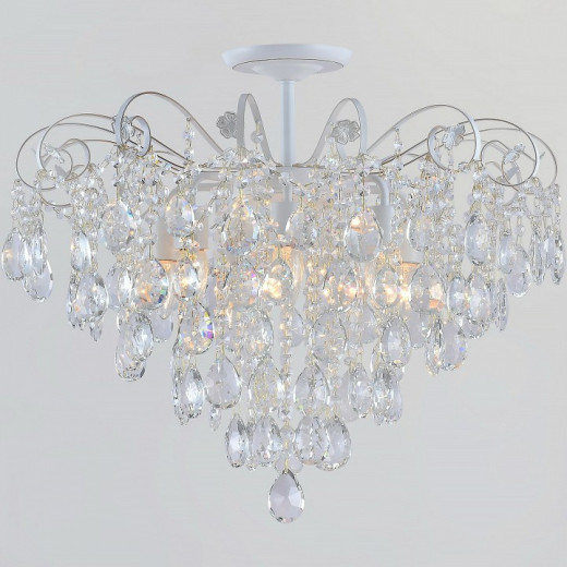 Люстра на штанге 04055-0.3-07 WH+GOLD PN