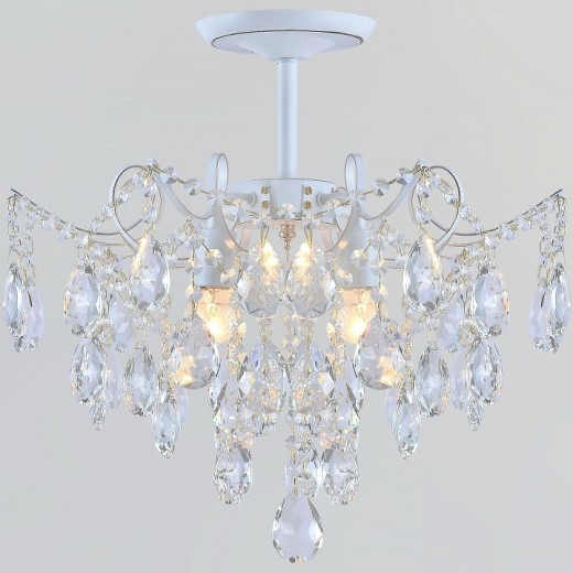 Люстра на штанге 04058-0.3-04 WH+GOLD PN