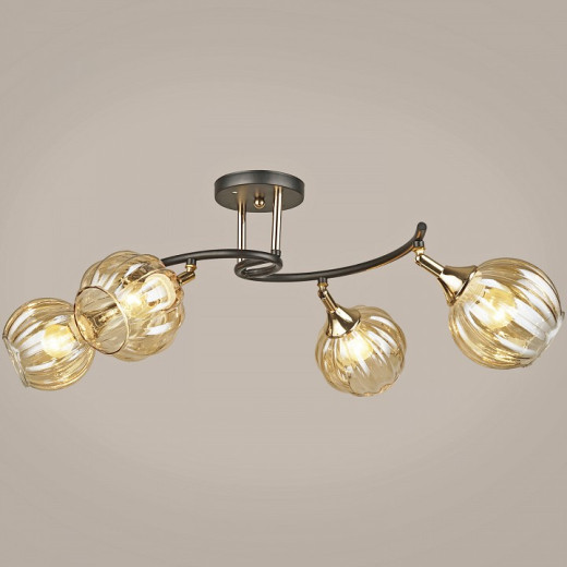 Потолочная люстра 04236-0.3-04 BK+FGD