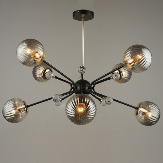 Люстра на штанге 04901-0.3-08 COFFEE+FGD