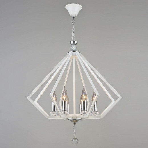 Подвесная люстра 05325-0.4-08 WT+CR