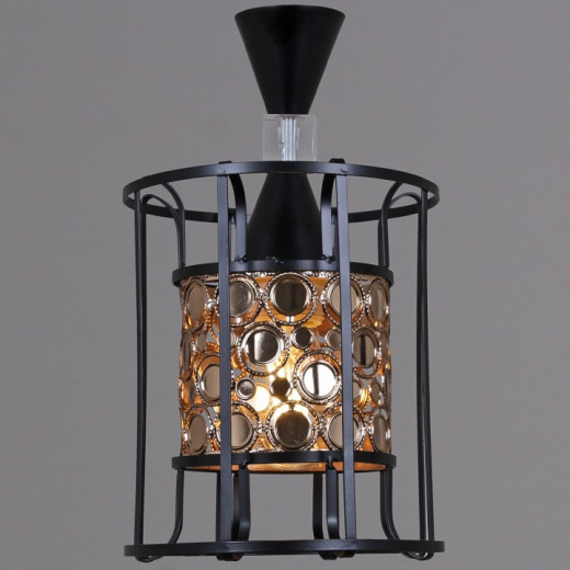 Подвесной светильник 05402-0.9-01 BK+GD