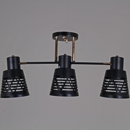 Светильник на штанге 06074-3.3-03 BK+FG