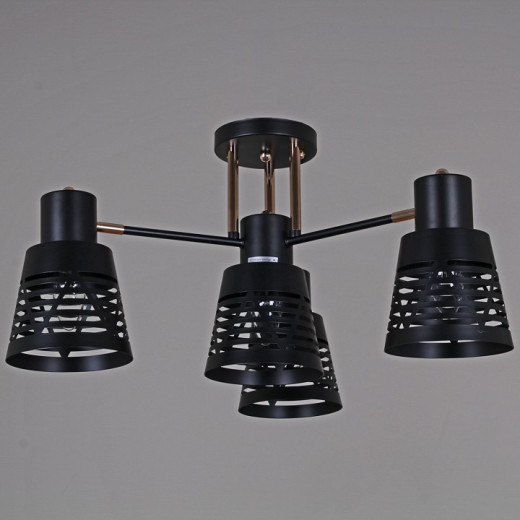 Потолочная люстра 06074-3.3-04 BK+FG