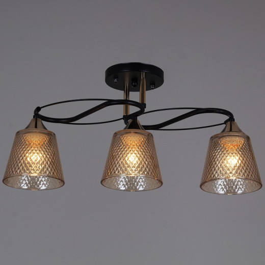 Светильник на штанге 06087-0.3-03 BK+FG