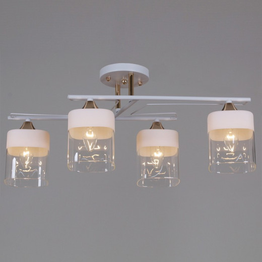 Люстра на штанге 06096-0.3-04 WH+FG