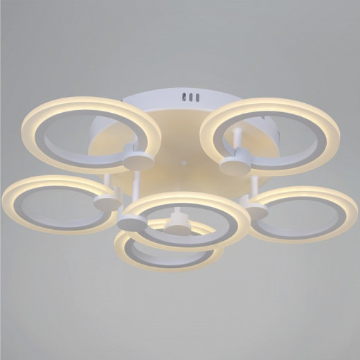 Потолочная люстра 09501-0.3-5+1 WH