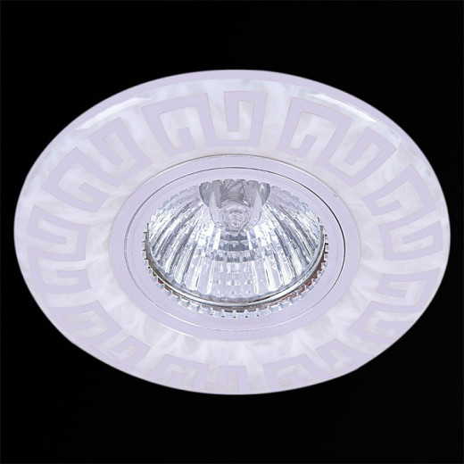 Встраиваемый светильник 09504-9.0-001MN MR16+LED3W WH/CR