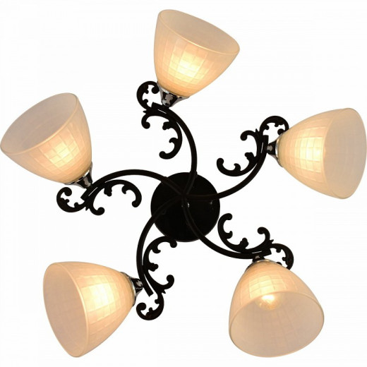 Люстра на штанге 11308-0.3-05 BK+CR