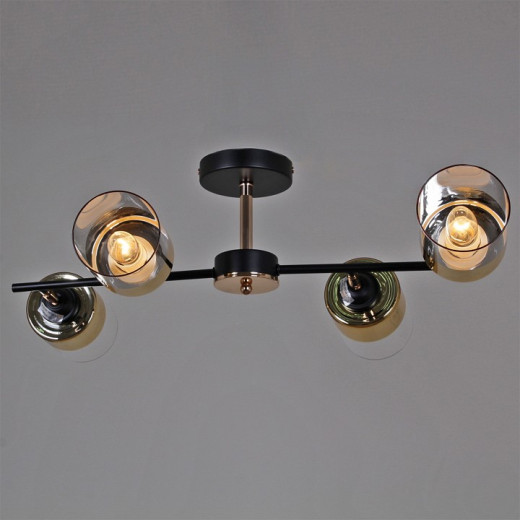 Люстра на штанге 11555-0.3-04 BK+FGD