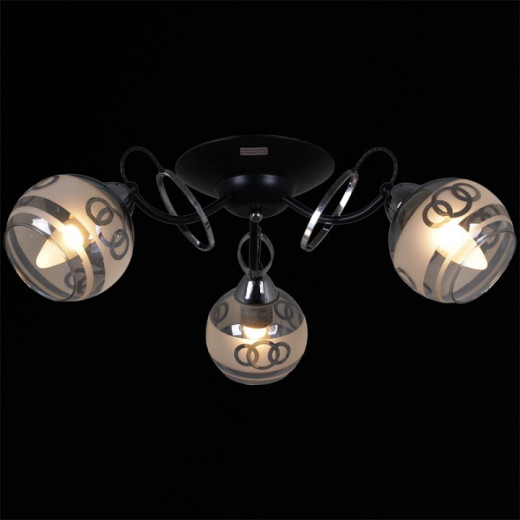 Потолочная люстра 22115-0.3-03 BK+CH