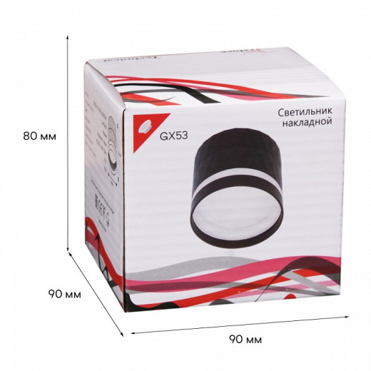 Накладной светильник Reluce Technical 53002 53002-9.5-001LD GX53 BK