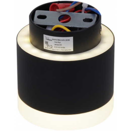 Накладной светильник Reluce Technical 53004 53004-9.5-001IL GX53+LED3W BK